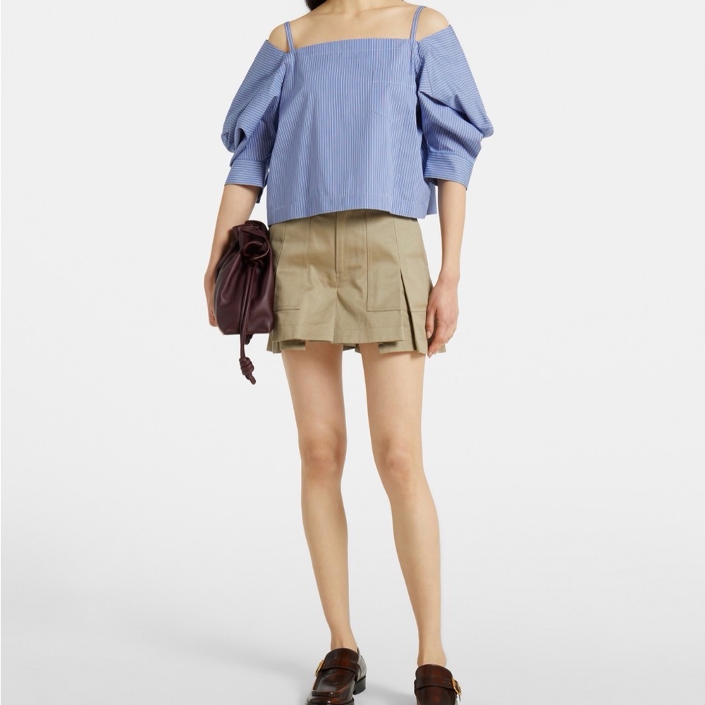 NWT Sacai pinstripe crop top